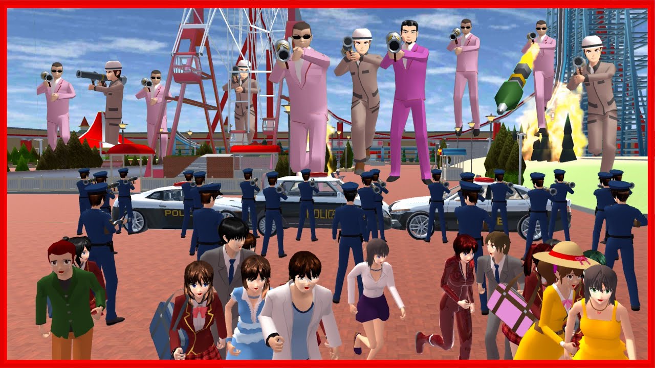 Attack on Titan: Yakuza Momo-gumi Mutants || SAKURA School Simulator