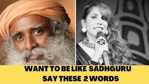 How to be Like @sadhguru  with NLP