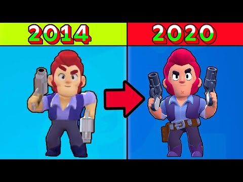 A Absurda Evolucao De Brawl Stars 2014 2020 Todas As Versoes Youtube - brawl stars categoria personagens