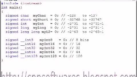 C++ tutorial 05 variables 2