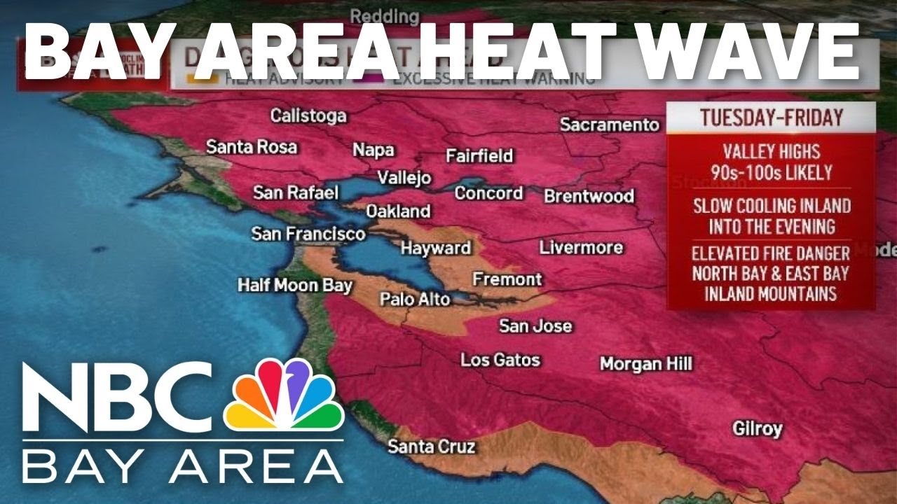 Bay Area weather forecast: July Fourth week heat wave - YouTube
