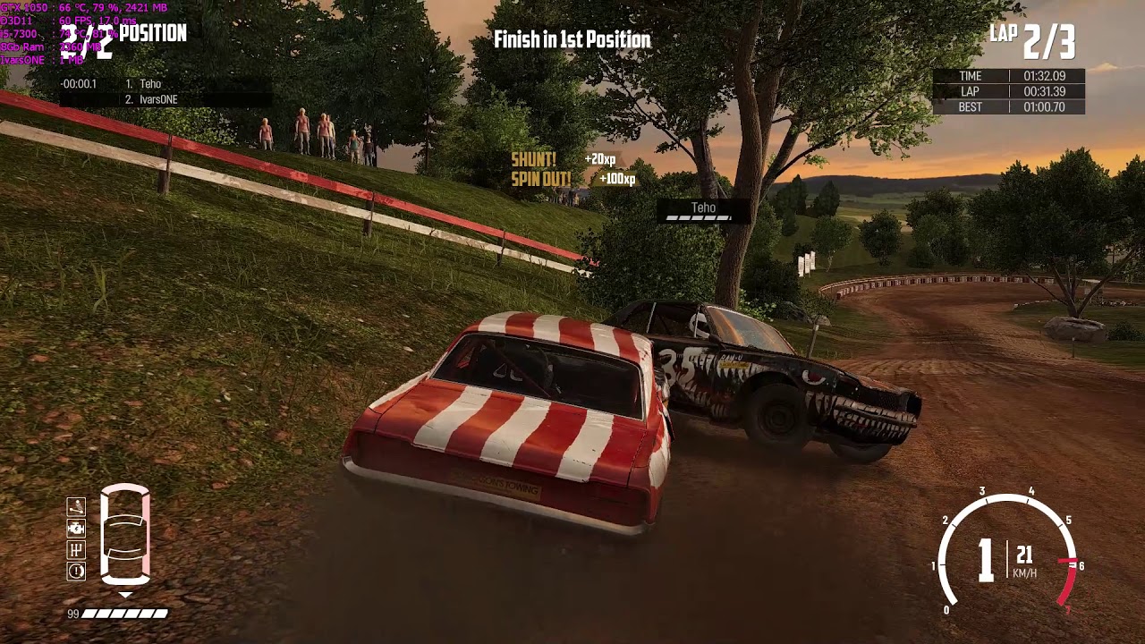 Wreckfest Walkthrough Part 8 - "Regional Juniors: Mean Machine"