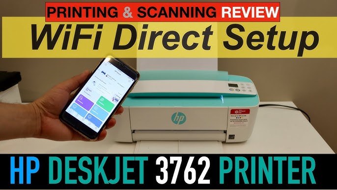 Deskjet 3762 Itout-en-un Jet d'encre couleur Copie Scan - 4 mois d' Instant  ink inclus