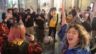 [HEARTWARMING] Japanese fans started to gather in our weekly live street performance in the US