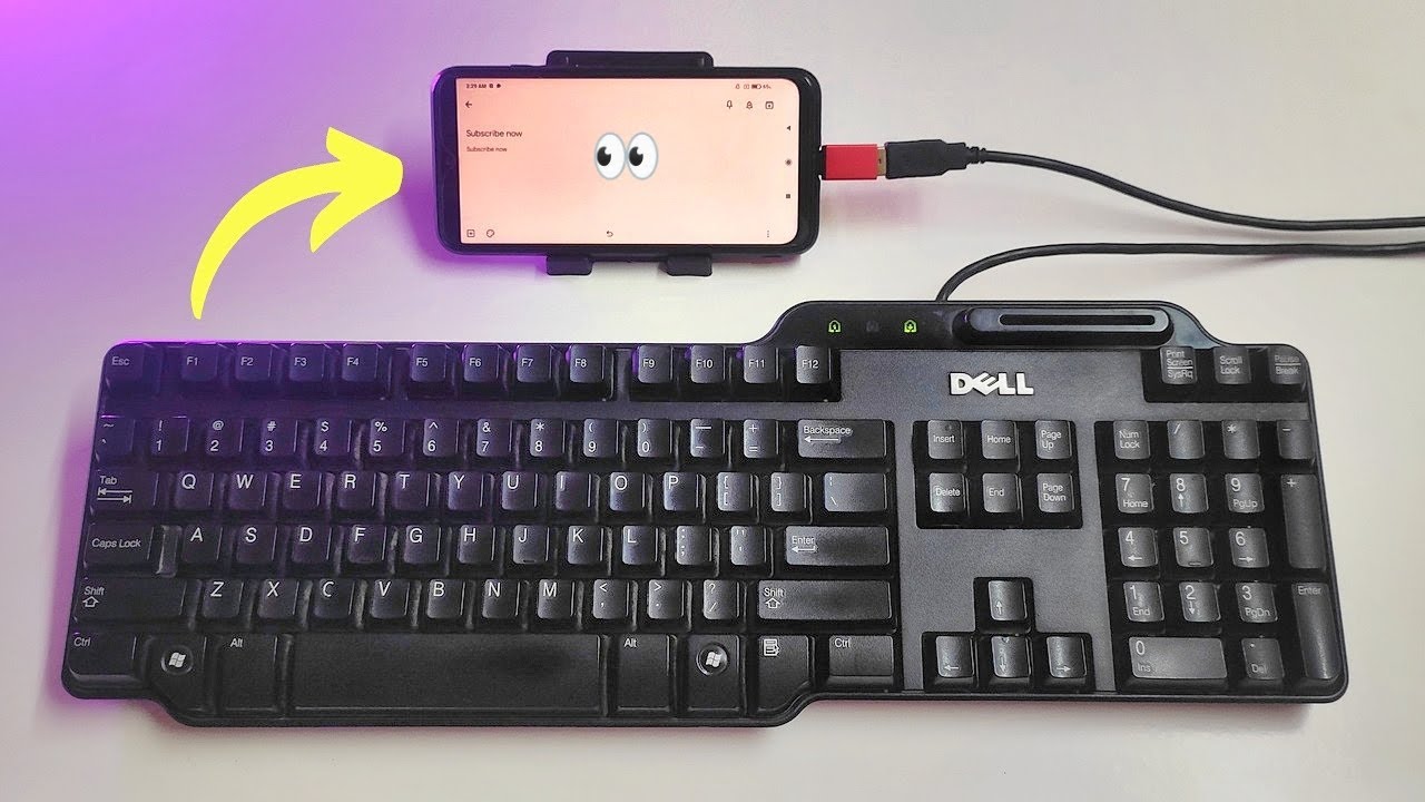 How To Connect Keyboard ⌨️ To Phone Keyboard Ko Phone Se Kaise Connect Kare ⌨️ YouTube