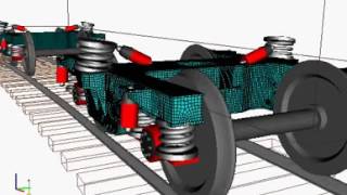Durability Analysis of Locomotive Bogie Frame Universal Mechanism