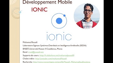 Part 3  Développement Mobile Hybride avec IONIC Meteo Geolocalisation Local Storage By Mohamed Youss