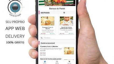 App Web + Cardápio Digital