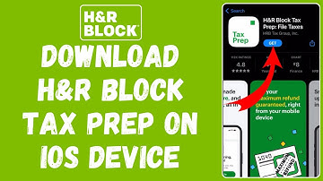 How to Download H&R Block Tax Prep on IOS Device