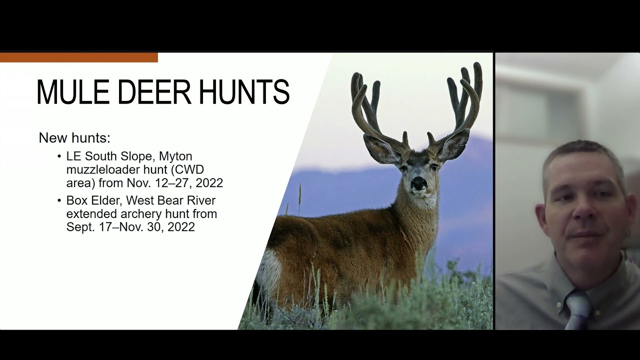 Utah's Recommended 2022 Big Game Season Dates - Youtube