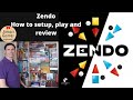 How to setup play and review zendo by  amassgames  abstract strategy board game looney labs 4k