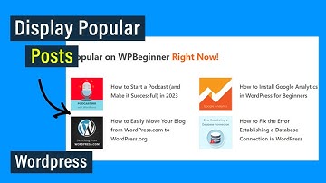 How to Display Popular Posts Wordpress [Day/Week/Month]