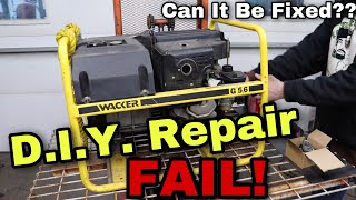 Epic D.I.Y. Generator Repair FAIL - Can It Be Fixed?