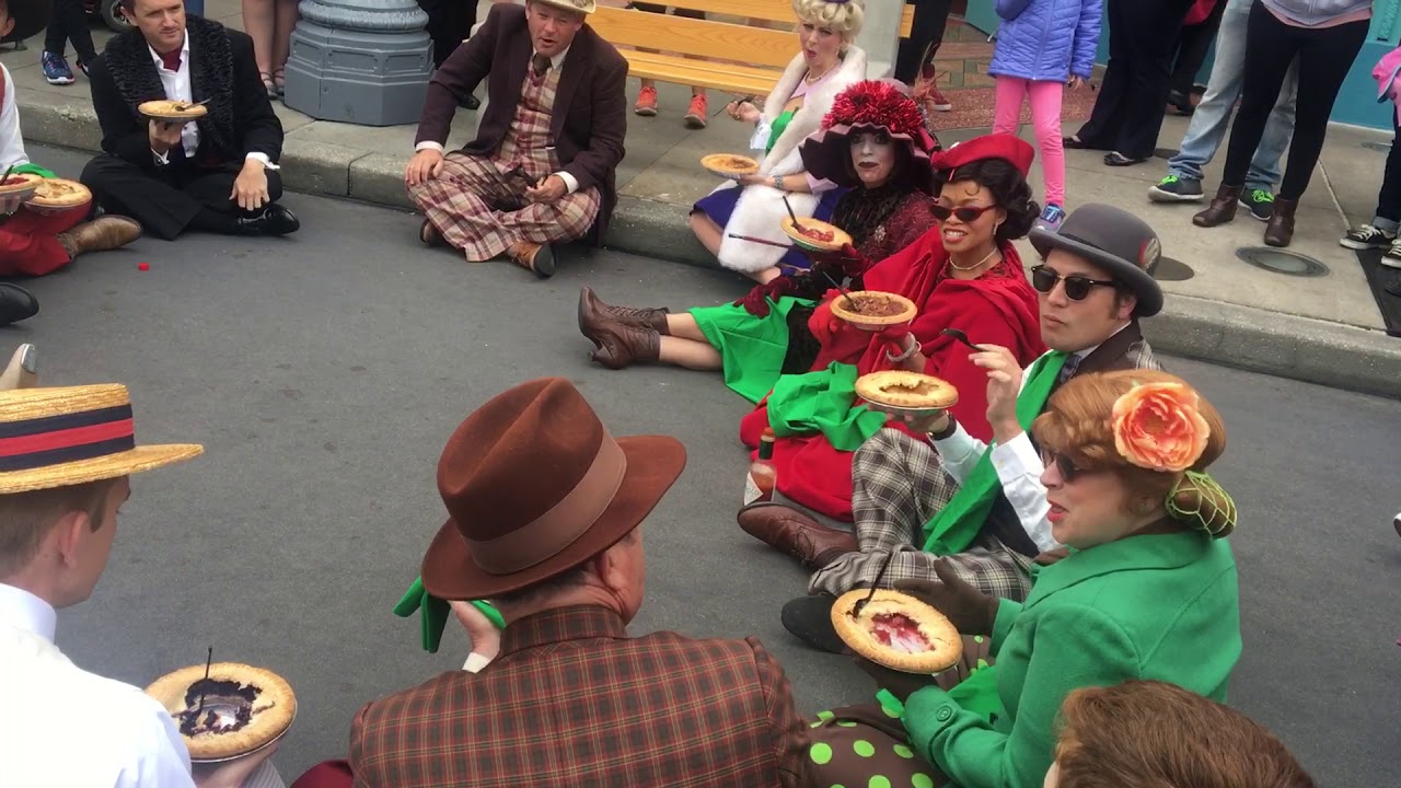 Disney Cast Members Host Pie Eating Tribute to Mimi Kaboom YouTube player