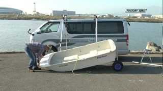 簡単！カートップボートの昇降作業　「オーバースライダー」