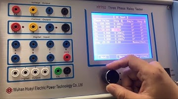 HY702 three phase relay tester