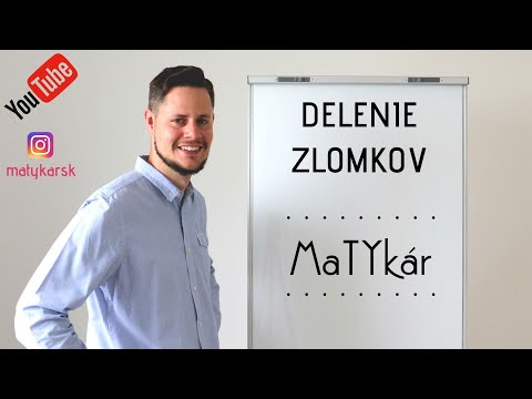 Video: Ako Deliť Zlomky