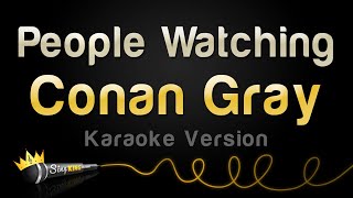 Conan Gray - People Watching (Karaoke Version) Resimi