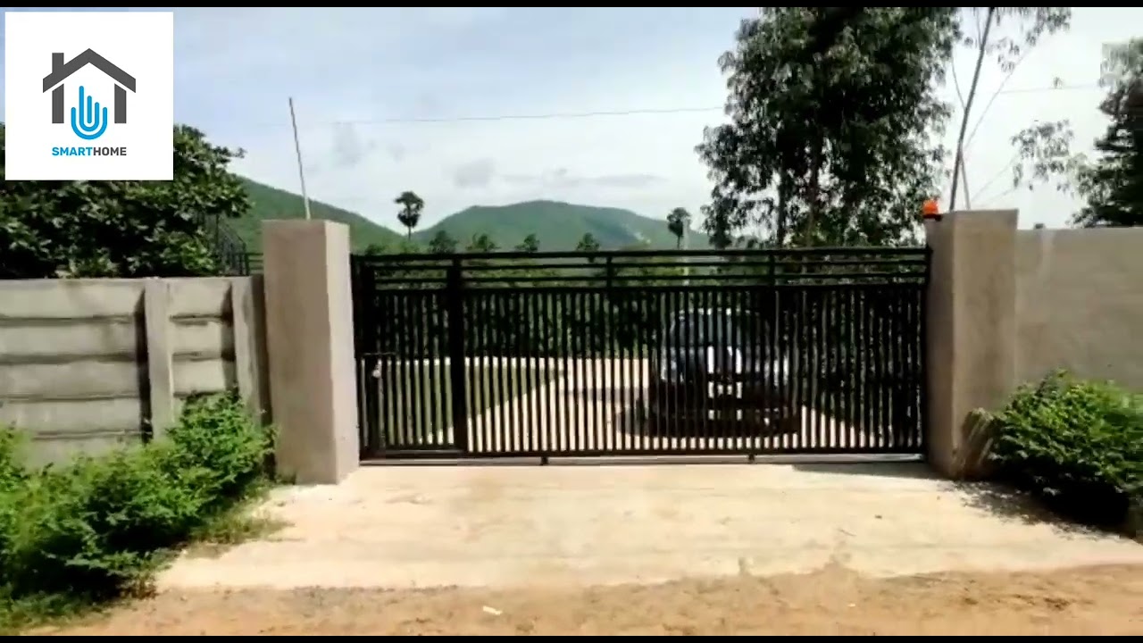 Sliding gate motor installed at 