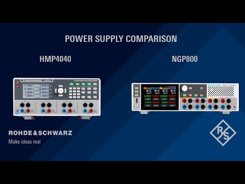 R&S HMP4040 vs.