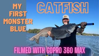 My First Monster Blue Catfish and Personal Best - [ Dragging Bait Fishing with Planer Boards  ] by MERCER OUTDOORS 416 views 2 years ago 16 minutes