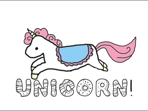 Drawing Tutorial♥ How to draw a unicorn! - YouTube