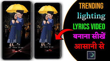 How to make lighting text status video | Rays effect status video kaise banate hai | #editing