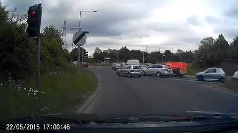 A127 to A2145 Slip Road Another -  red light jumper, Essex
