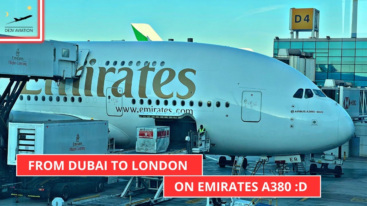 [4K] ОТЧЕТ О ПОЕЗДКЕ | Из Дубая в Лондон на Emirates A380! :D | Airbus A380 | Из Дубая в Лондон, ...