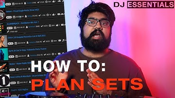 5 TIPS for PLANNING DJ SETS For Beginners | DJ ESSENTIALS