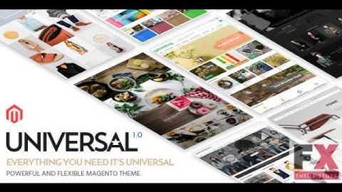 Preview Universal - Responsive Magento Theme TFx