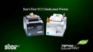 Star TSP100ECO POS Receipt Printer - Paper Saving Features
