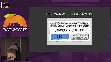 RailsConf 2015 - Workshop: Do Users Love Your API? Developer-focused API Design