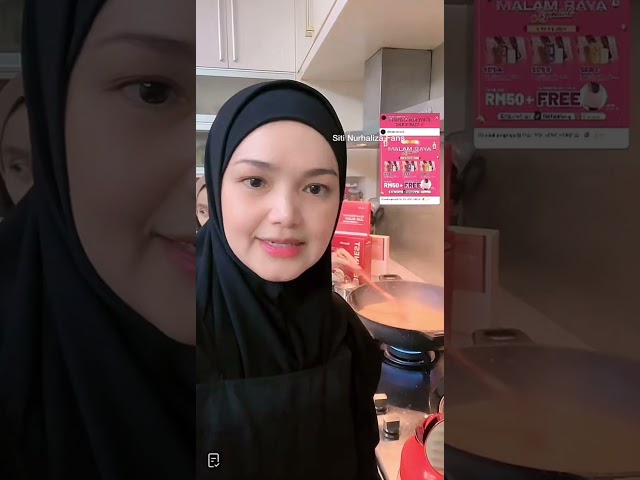 DS Siti Nurhaliza Masak Rendang Ayam 2 Ekor Untuk Hari Raya Line Lag Rendang Tetap Siap class=