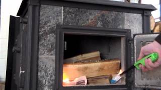 HOW TO: Starting A Fire In A Soapstone Woodstove