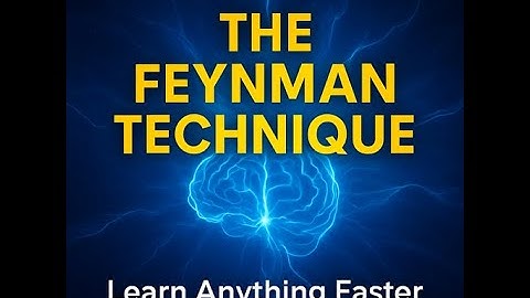 THE FEYNMAN TECHNIQUE – THE WORLD’S MOST EFFECTIVE WAY TO LEARN #MindCodesTV