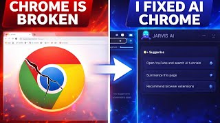 Chrome’s UI is Ugly… So I Built a Jarvis OS AI Extension