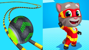 Going Balls vs Temple Run 2 | Talking Tom Hero Dash Speedrun Gameplay Part 1