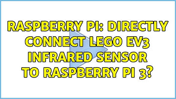 Raspberry Pi: Directly connect Lego EV3 infrared sensor to raspberry pi 3?