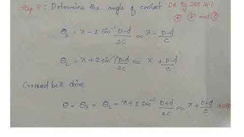 KTU,S8 ME, DME-II, Module 5, Design of Flat belt