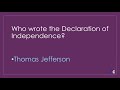 Civics Questions Test 5  (Revised 2021)