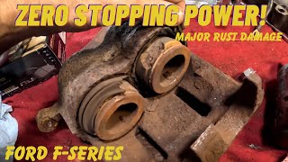 Truck Jerks Steering Wheel when Braking (Pulls off the ROAD) Rusted Out Ford F250 #automobile #rust by Rainman Ray's Repairs 112,823 views 3 weeks ago 1 hour, 15 minutes