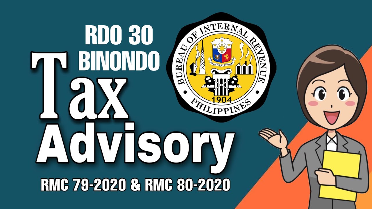 BIR Tax Advisory RMC 792020 & 802020 YouTube