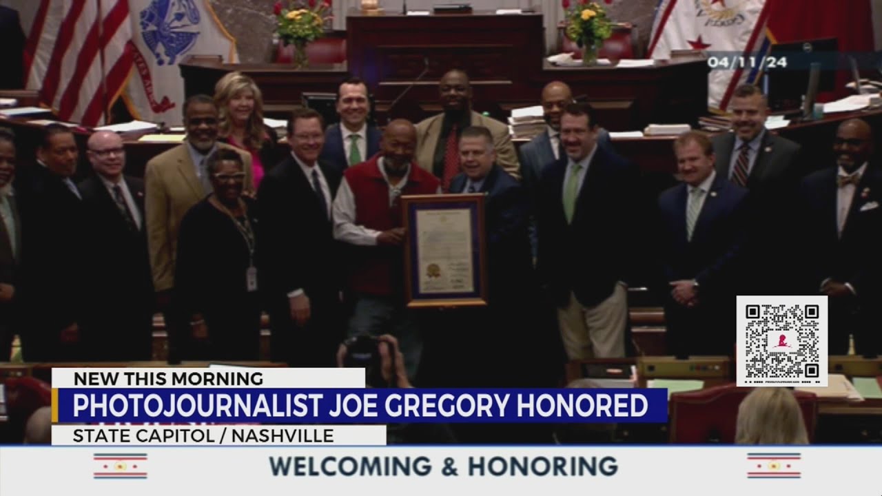 News 2 photojournalist Joe Gregory honored at State Capitol