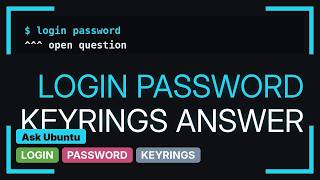 Ubuntu: Change keyring password after resetting password with passwd : Ubuntu 13.10