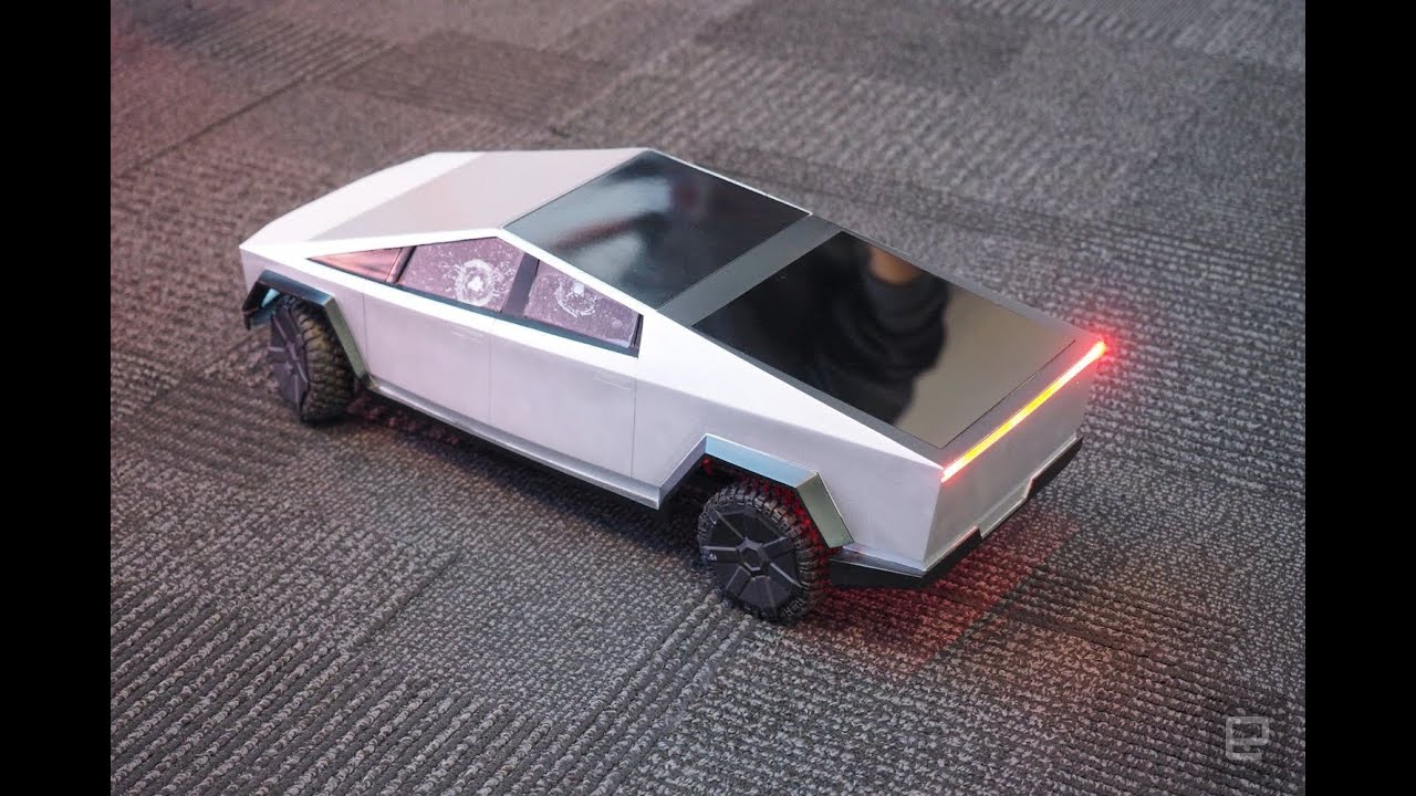 Hot wheels tesla cybertrack