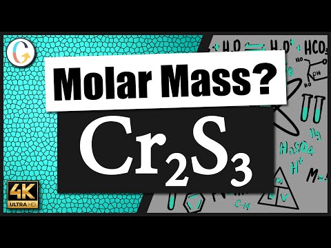 Video How to find the molar mass of Cr2S3 (Chromium (III) Sulfide) - youtube