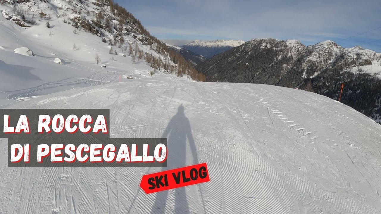LA ROCCA : PISTA ROSSA DI PESCEGALLO| SKI VLOG