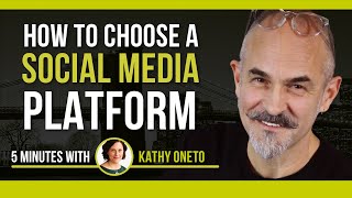 Which Social Channel Is Right For Your Business? 5 Min. with Kathy Oneto, Leaving Corporate, PT 4 @PhilipVanDusen