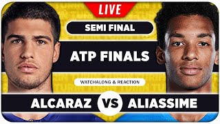 Alcaraz Vs Auger Aliassime • Atp Finals 2025 Semifinal • Live Tennis Watchalong